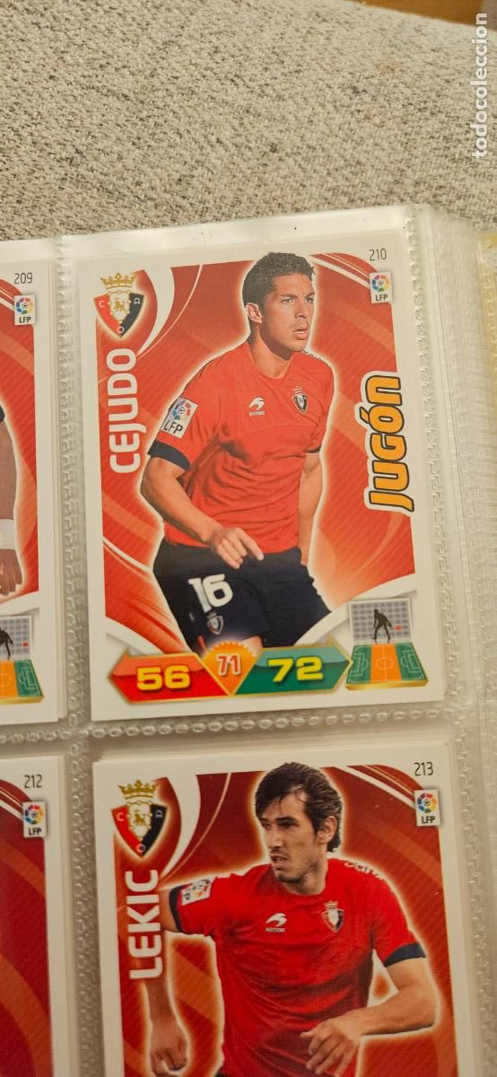 Fu&szlig;ball-Sticker: 210 Cejudo Osasuna adrenalyn 2011 2012 11 12 trading card