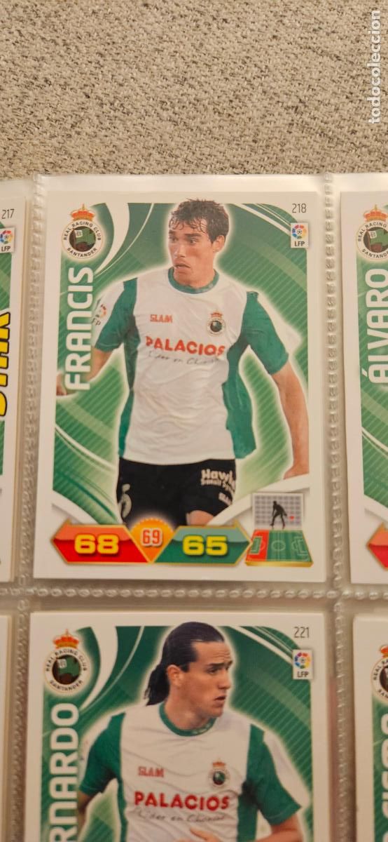 Fu&szlig;ball-Sticker: 218 Francis R&aacute;cing adrenalyn 2011 2012 11 12 trading card
