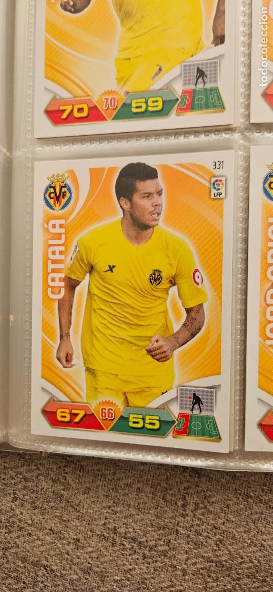 Fu&szlig;ball-Sticker: 331 Catal&aacute; Villarreal adrenalyn 2011 2012 11 12 trading card