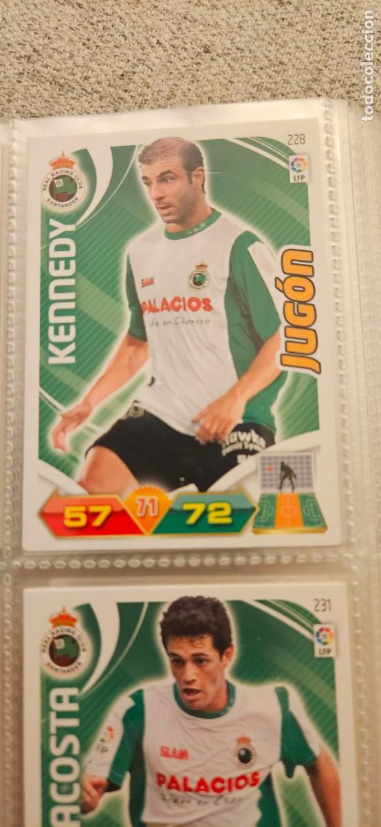 Fu&szlig;ball-Sticker: 228 Kennedy R&aacute;cing adrenalyn 2011 2012 11 12 trading card
