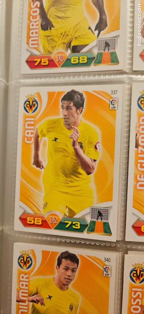 Fu&szlig;ball-Sticker: 337 Cani Villarreal adrenalyn 2011 2012 11 12 trading card
