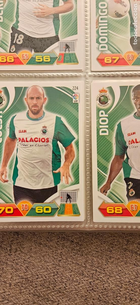 Football Stickers: 224 Colsa R&aacute;cing adrenalyn 2011 2012 11 12 trading card
