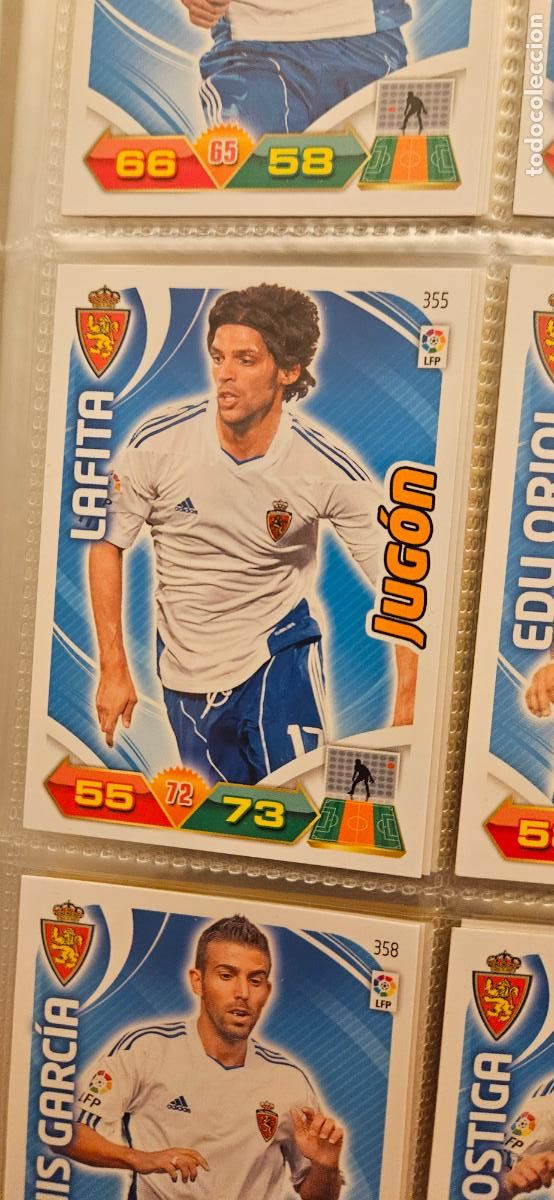 Fu&szlig;ball-Sticker: 355 Lafita Zaragoza adrenalyn 2011 2012 11 12 trading card