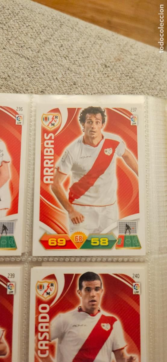 Fu&szlig;ball-Sticker: 237 Arribas Rayo Vallecano adrenalyn 2011 2012 11 12 trading card