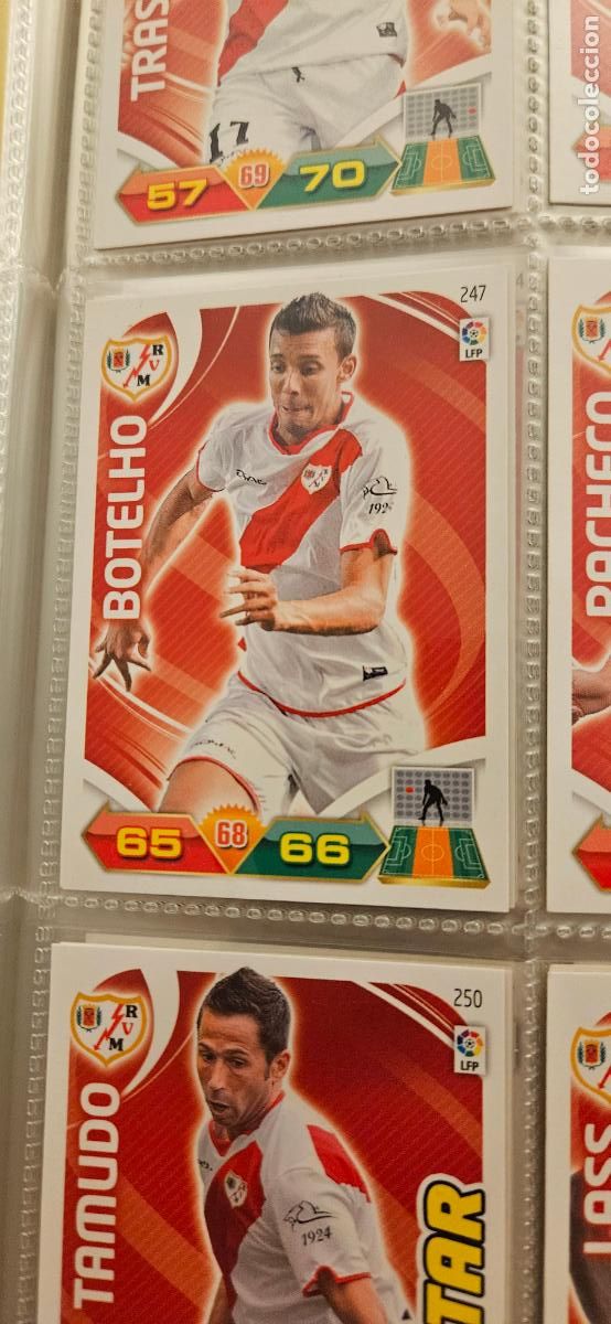 Fu&szlig;ball-Sticker: 247 Botelho Rayo Vallecano adrenalyn 2011 2012 11 12 trading card