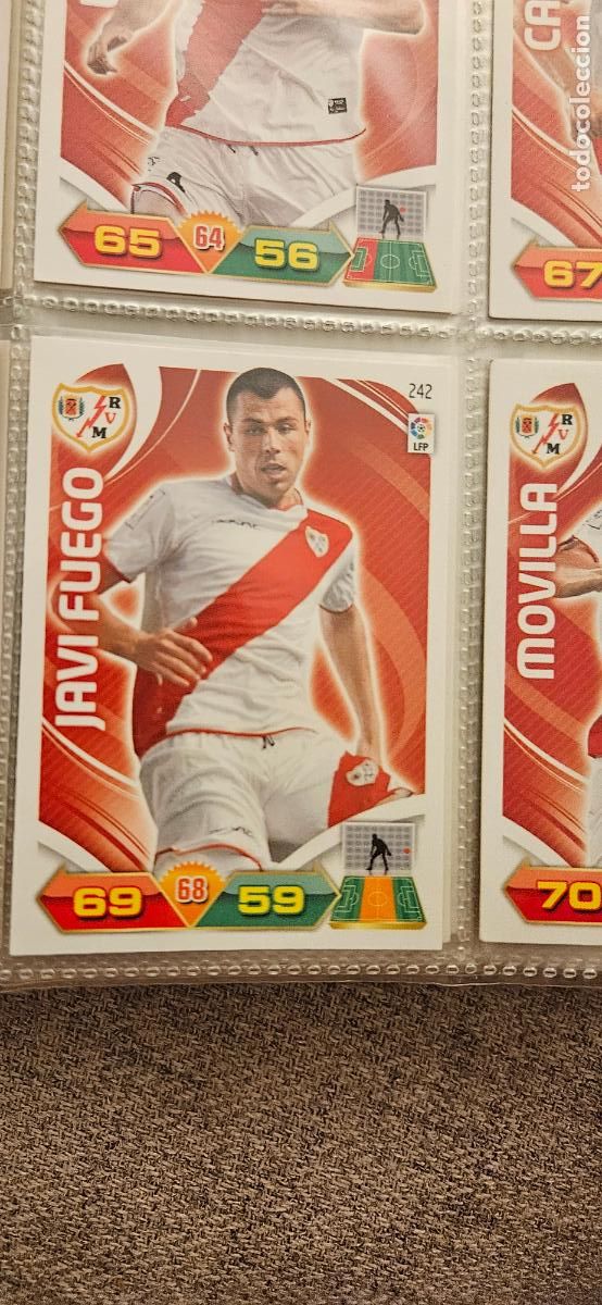 Fu&szlig;ball-Sticker: 242 Javi Fuego Rayo Vallecano adrenalyn 2011 2012 11 12 trading card