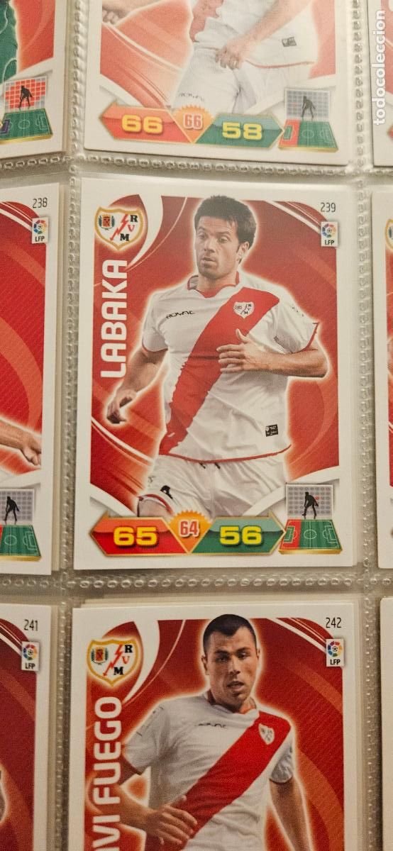 Fu&szlig;ball-Sticker: 239 Labaka Rayo Vallecano adrenalyn 2011 2012 11 12 trading card