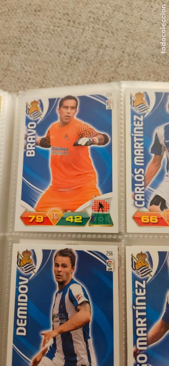 Fu&szlig;ball-Sticker: 253 Bravo R. Sociedad adrenalyn 2011 2012 11 12 trading card