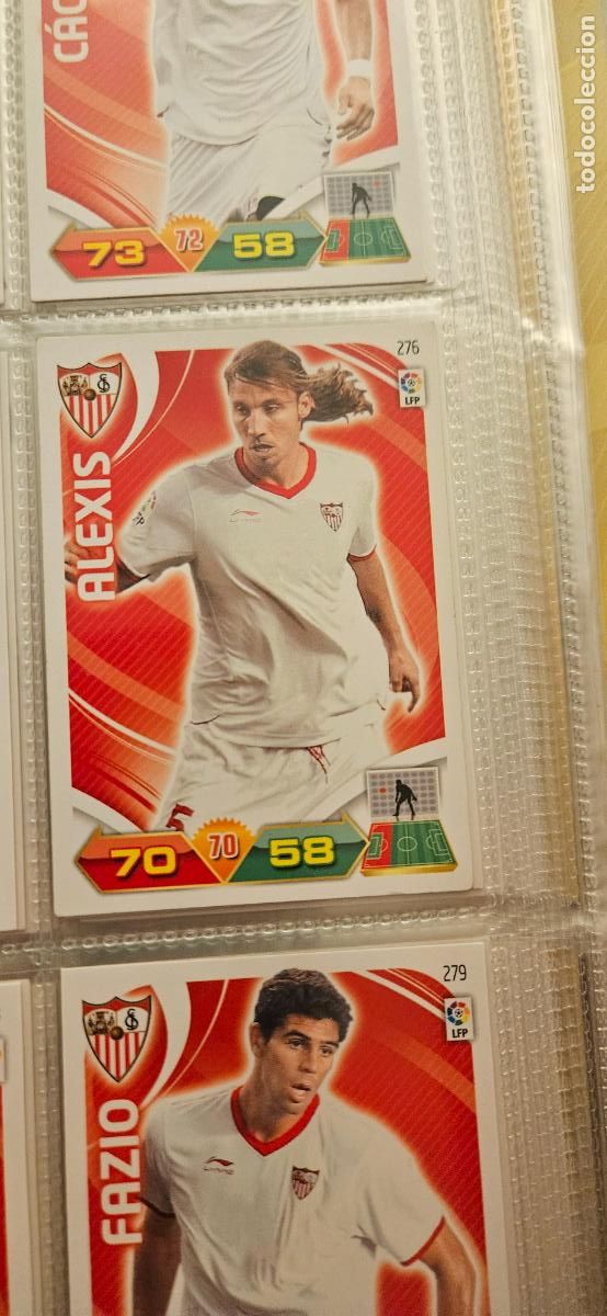 Cromos de f&uacute;tbol: 276 Alexis Sevilla adrenalyn 2011 2012 11 12 trading card