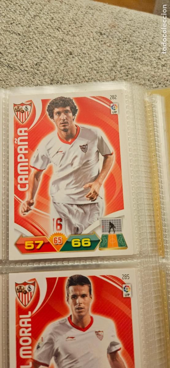 Fu&szlig;ball-Sticker: 282 Campa&ntilde;a Sevilla adrenalyn 2011 2012 11 12 trading card