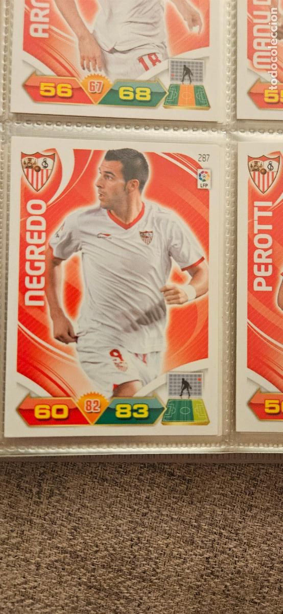 Fu&szlig;ball-Sticker: 287 Negredo Sevilla adrenalyn 2011 2012 11 12 trading card
