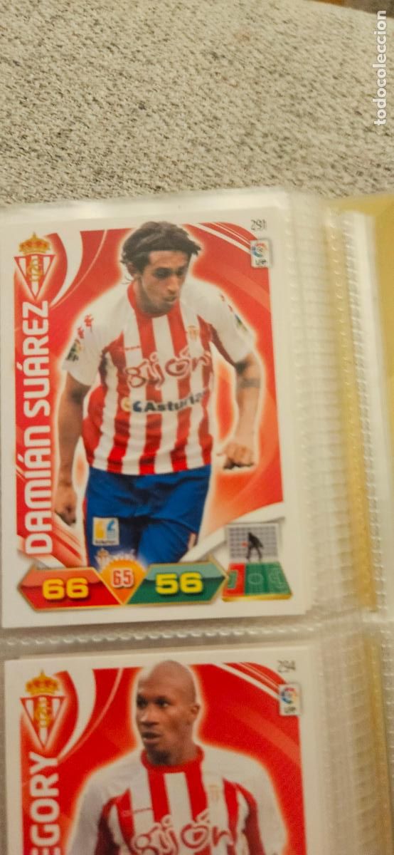 Figurine di Calcio: 291 Dami&aacute;n Su&aacute;rez Sporting adrenalyn 2011 2012 11 12 trading card