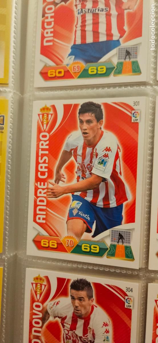Figurine di Calcio: 301 Andr&eacute; Castro Sporting adrenalyn 2011 2012 11 12 trading card