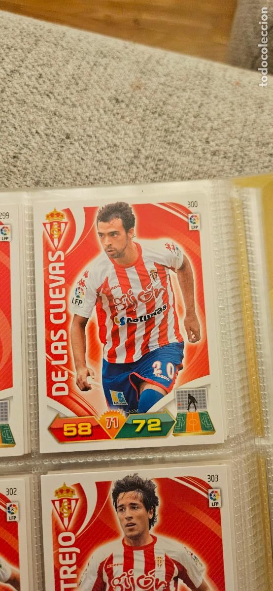 Fu&szlig;ball-Sticker: 300 De las Cuevas Sporting adrenalyn 2011 2012 11 12 trading card