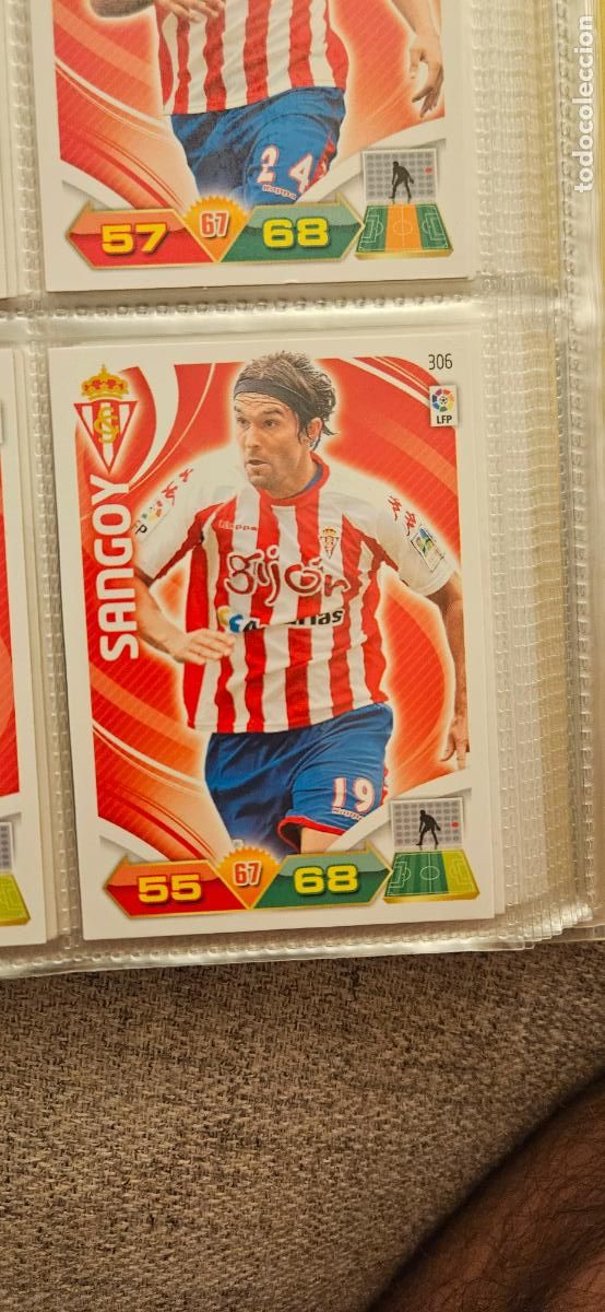 Fu&szlig;ball-Sticker: 306 Sangoy Sporting adrenalyn 2011 2012 11 12 trading card
