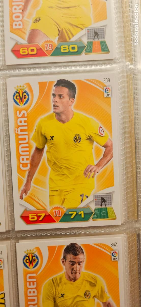 Cromos de f&uacute;tbol: 339 Camu&ntilde;as Villarreal adrenalyn 2011 2012 11 12 trading card