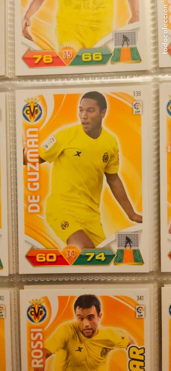 Cromos de f&uacute;tbol: 338 De Guzm&aacute;n Villarreal adrenalyn 2011 2012 11 12 trading card