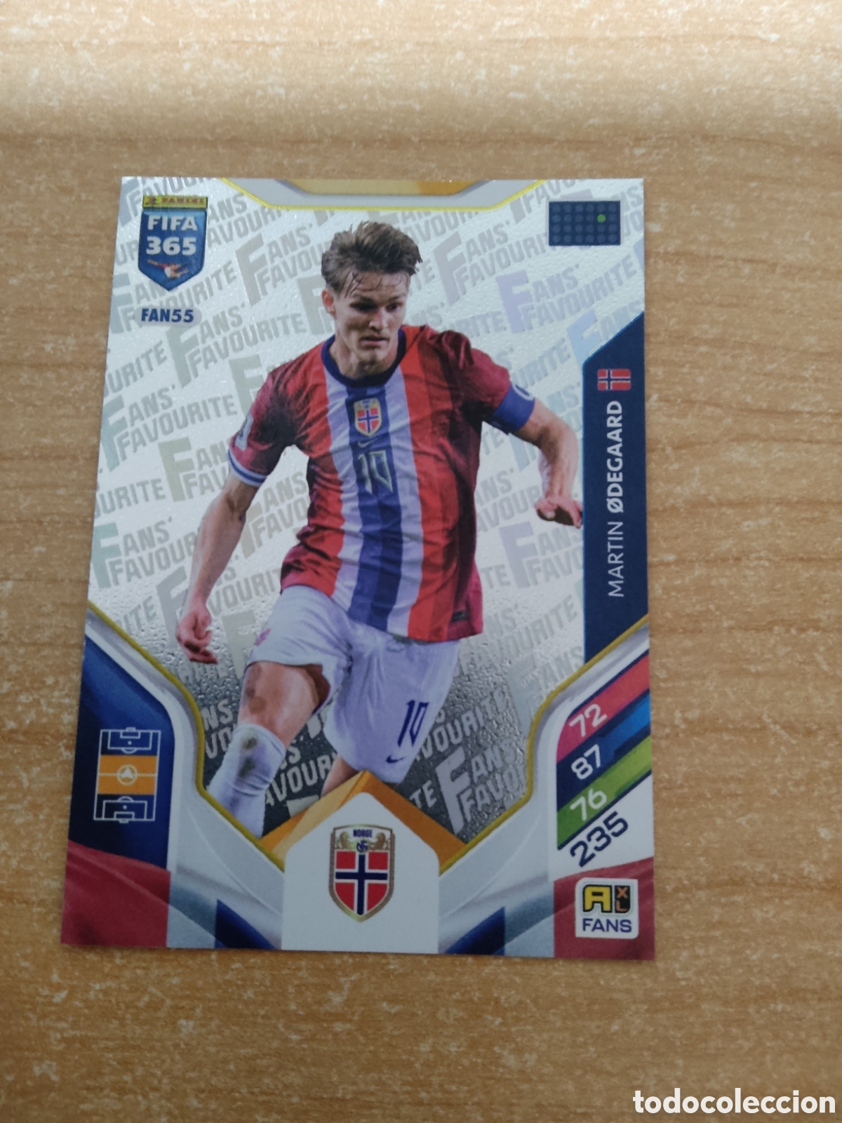 Figurine di Calcio: FAN55 MARTIN ODEGAARD NORUEGA FIFA 365 ADRENALYN 2026