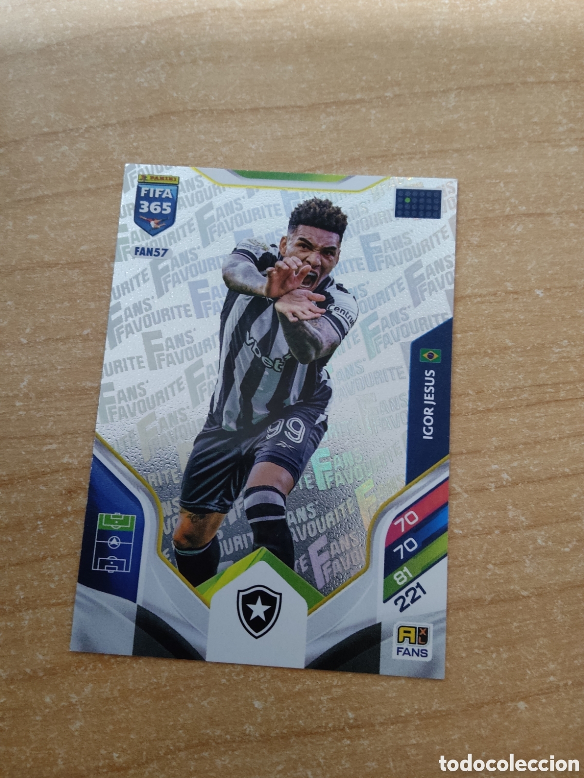 Cromos de Futebol: FAN57 IGOR JESUS BOTAFOGO FIFA 365 ADRENALYN 2026