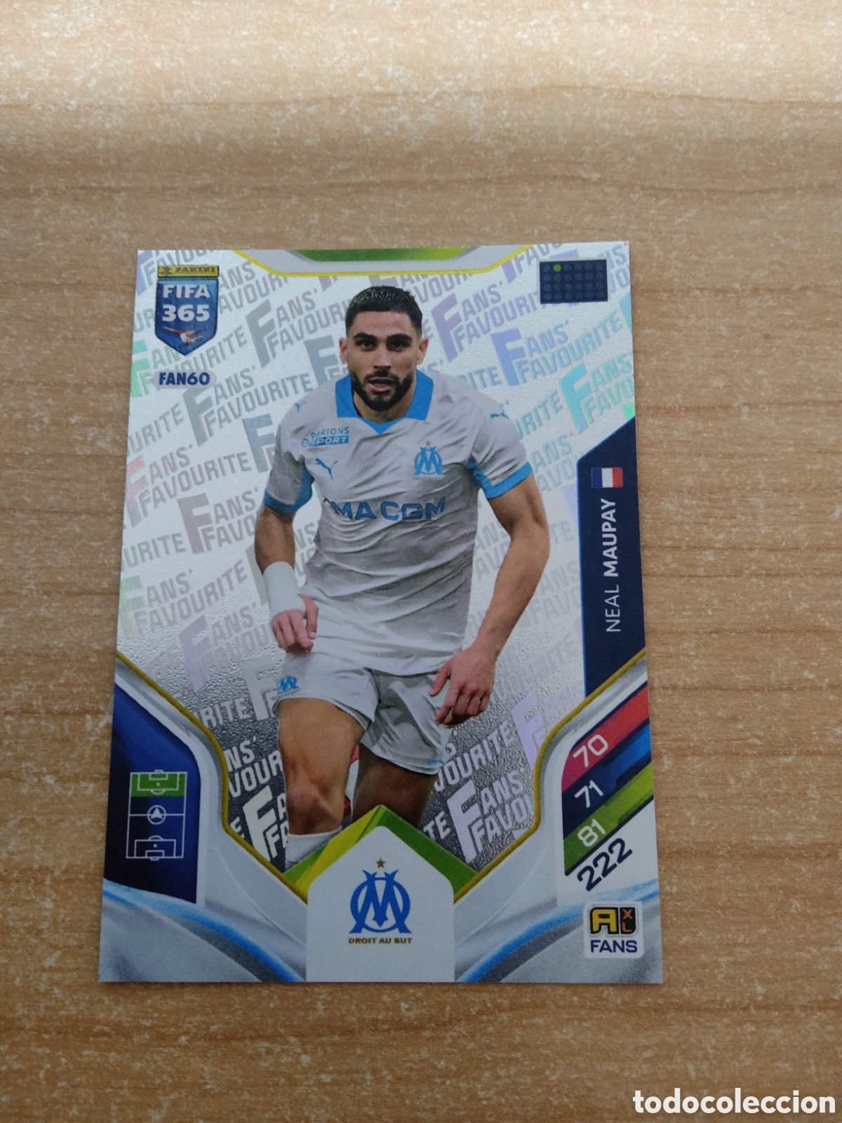 Cromos de f&uacute;tbol: FAN60 MAUPAY OLYMPIQUE MARSEILLE FIFA 365 ADRENALYN 2026
