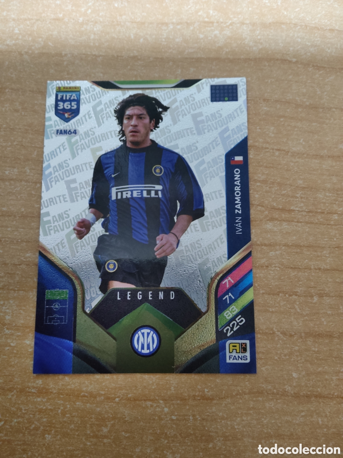 Cromos de f&uacute;tbol: FAN64 IVAN ZAMORANO LEGEND INTER MILAN FIFA 365 ADRENALYN 2026