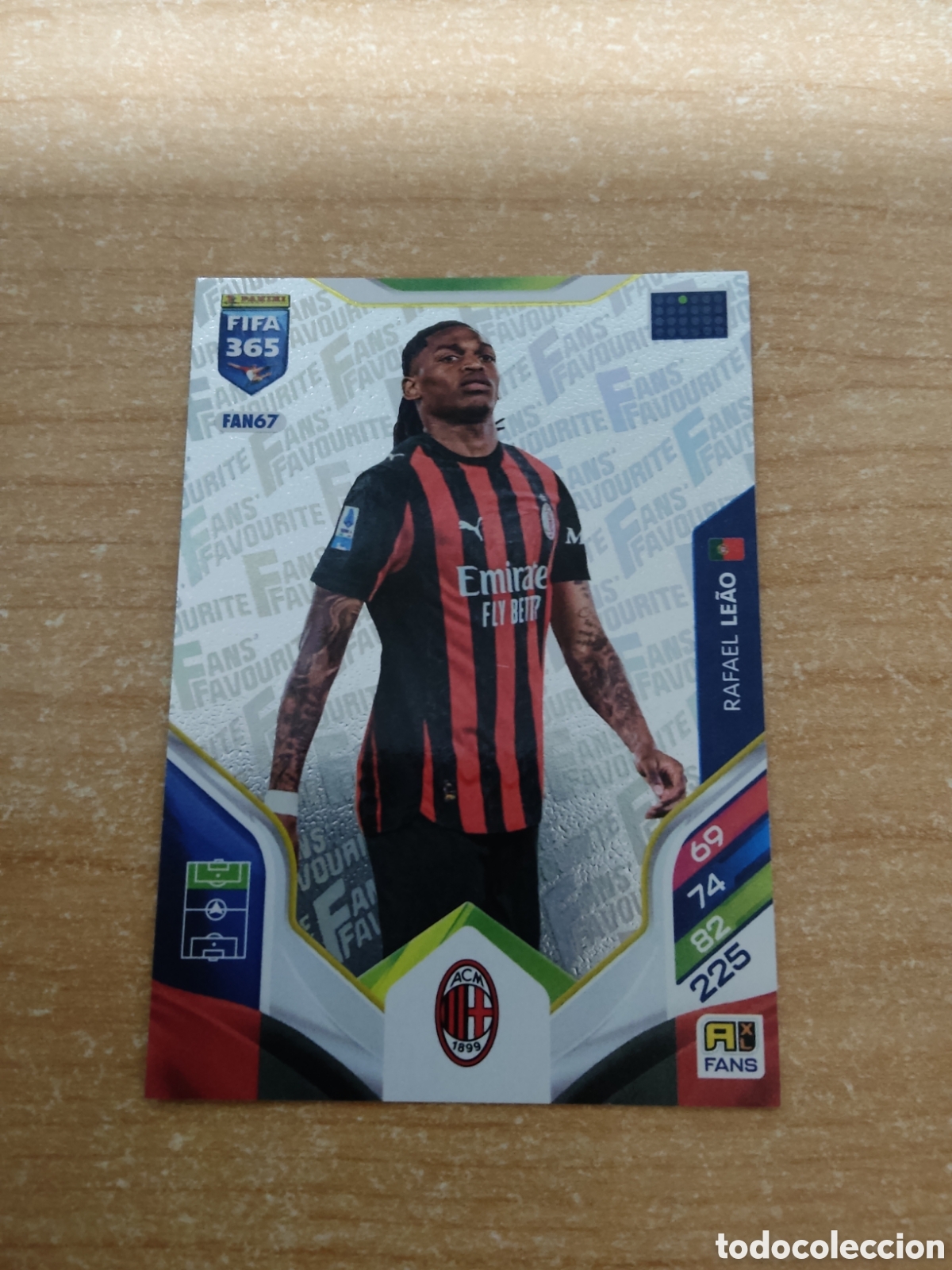 Cromos de f&uacute;tbol: FAN67 RAFAEL LEAO AC MILAN FIFA 365 ADRENALYN 2026