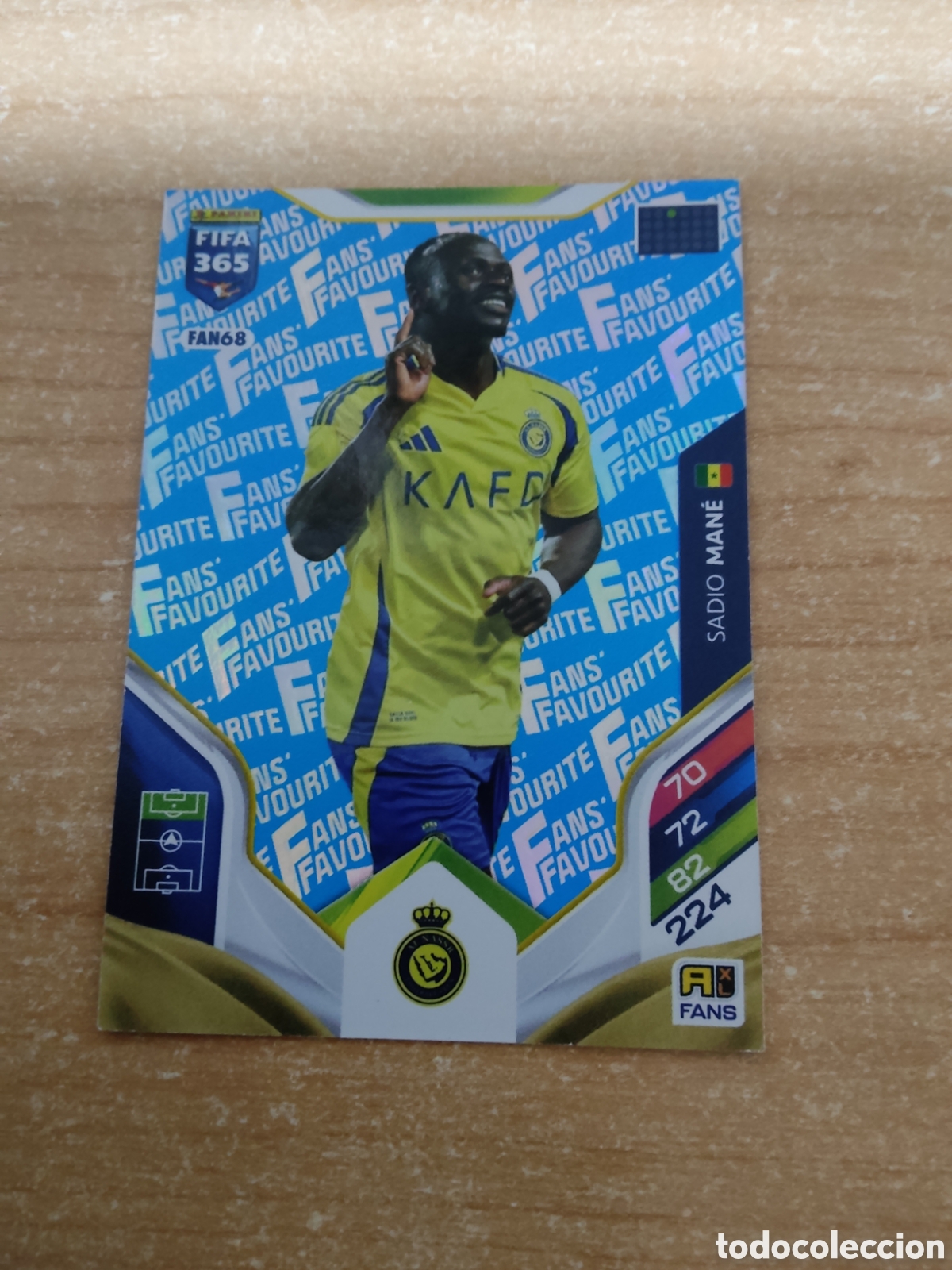 Cromos de f&uacute;tbol: FAN68 SADIO MANE AZUL AL NASSR FIFA 365 ADRENALYN 2026