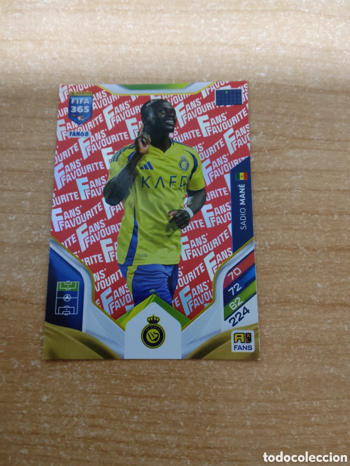 Cromos de f&uacute;tbol: FAN68 SADIO MANE AL NASSR ROJA FIFA 365 ADRENALYN 2026