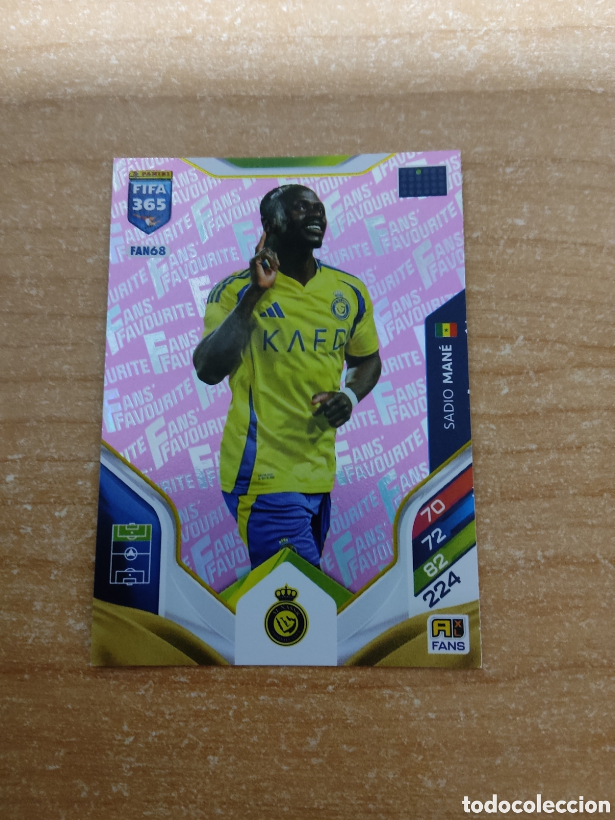 Cromos de f&uacute;tbol: FAN68 SADIO MANE AL NASSR ROSA FIFA 365 ADRENALYN 2026