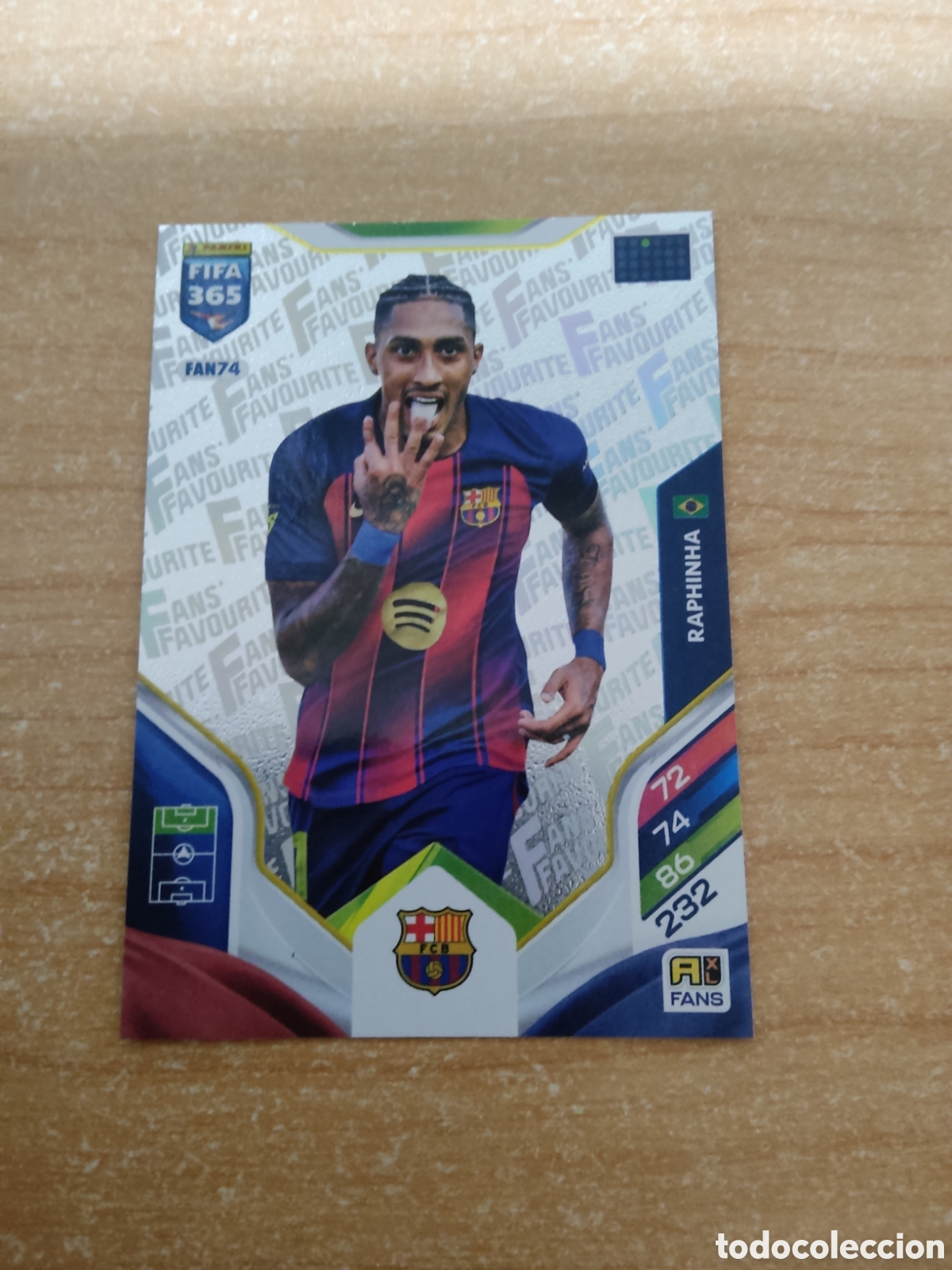 Cromos de f&uacute;tbol: FAN74 RAPHINHA BARCELONA FIFA 365 ADRENALYN 2026