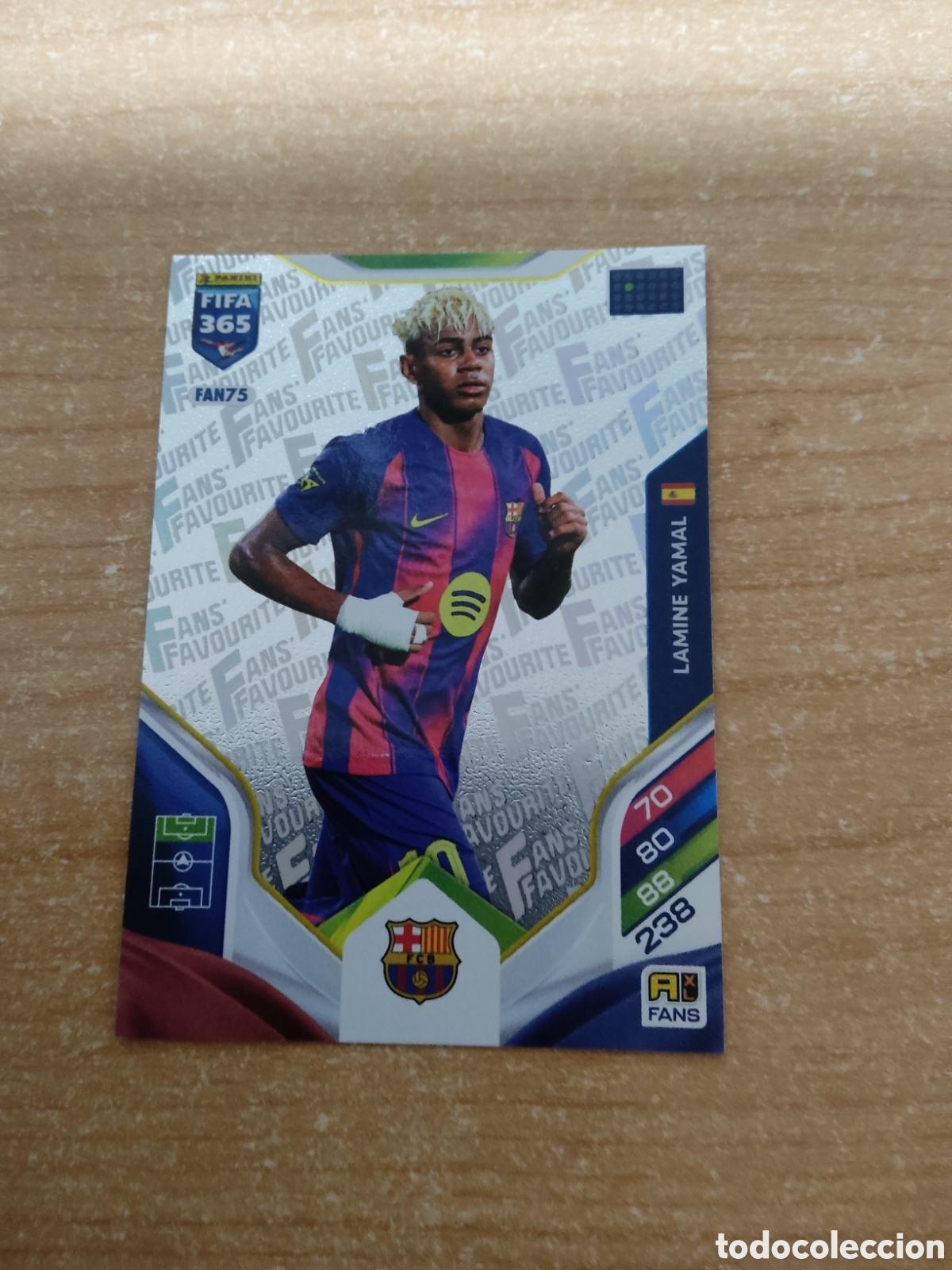 Cromos de f&uacute;tbol: FAN75 LAMINE YAMAL BARCELONA FIFA 365 ADRENALYN 2026