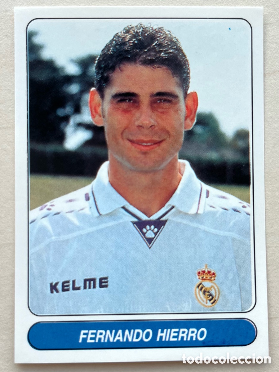 Cromos de f&uacute;tbol: Fernando Hierro #35 European Stars 1996-97 - Real Madrid