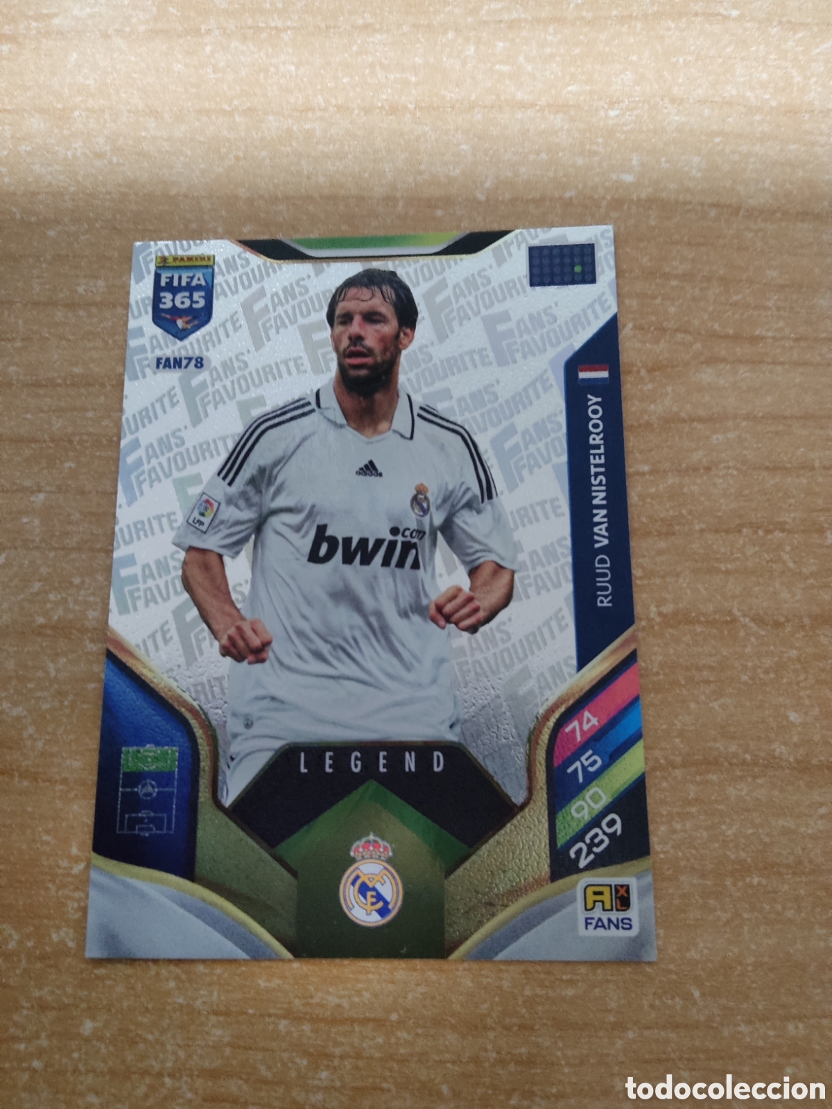 Cromos de f&uacute;tbol: FAN78 VAN NISTELROOY REAL MADRID LEGEND FIFA 365 ADRENALYN 2026