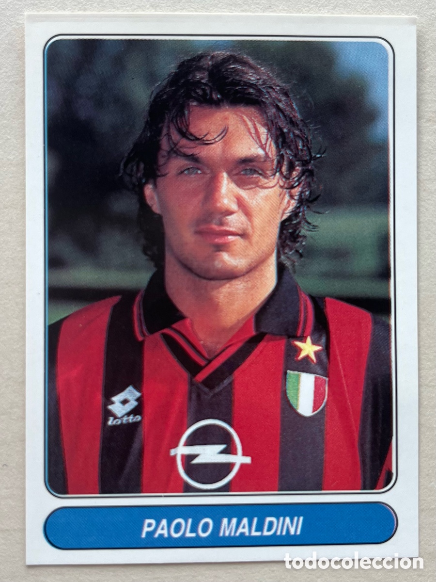 Cromos de f&uacute;tbol: Paolo Maldini #37 European Stars 1996-97 - AC Milan