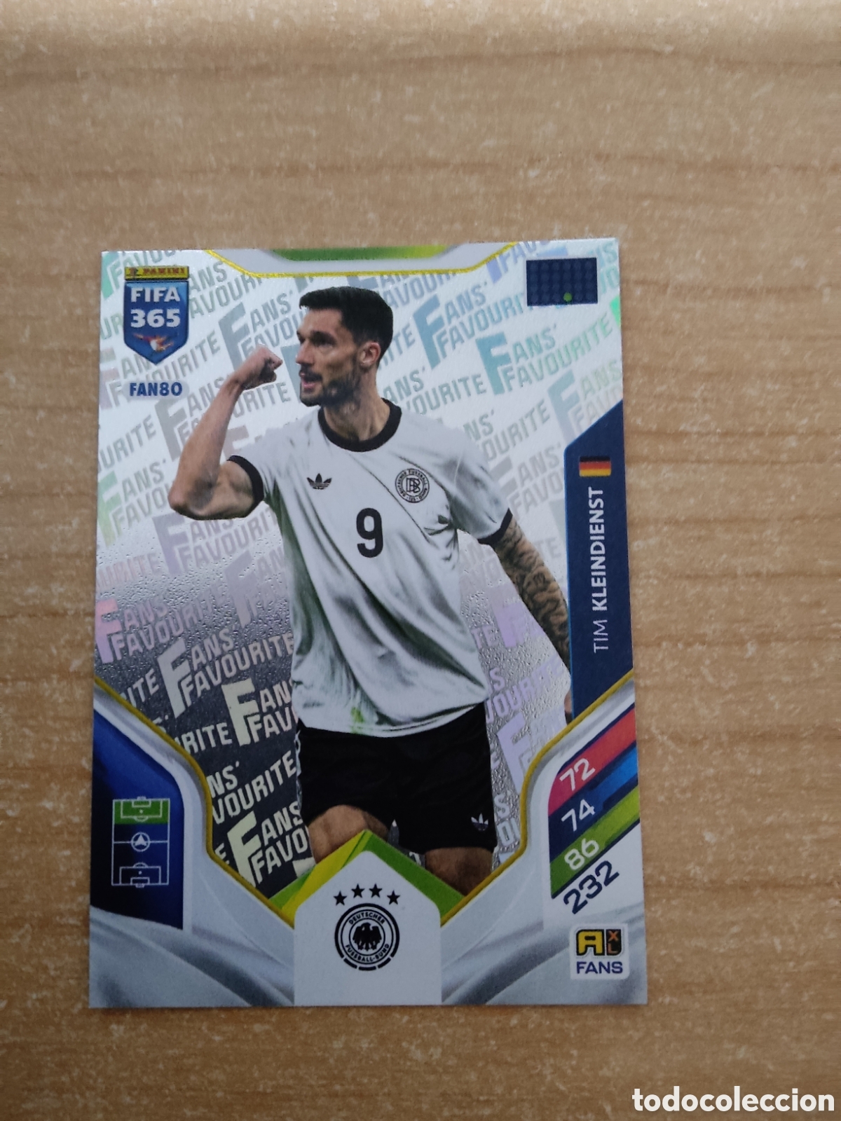 Cromos de f&uacute;tbol: FAN80 TIM KLEINDIENST ALEMANIA FIFA 365 ADRENALYN 2026