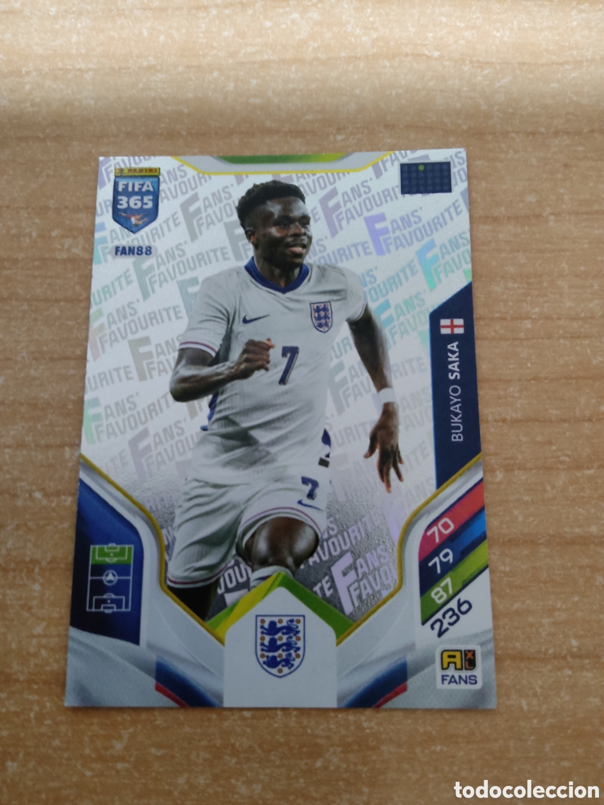 Cromos de f&uacute;tbol: FAN88 BUKAYO SAKA INGLATERRA FIFA 365 ADRENALYN 2026