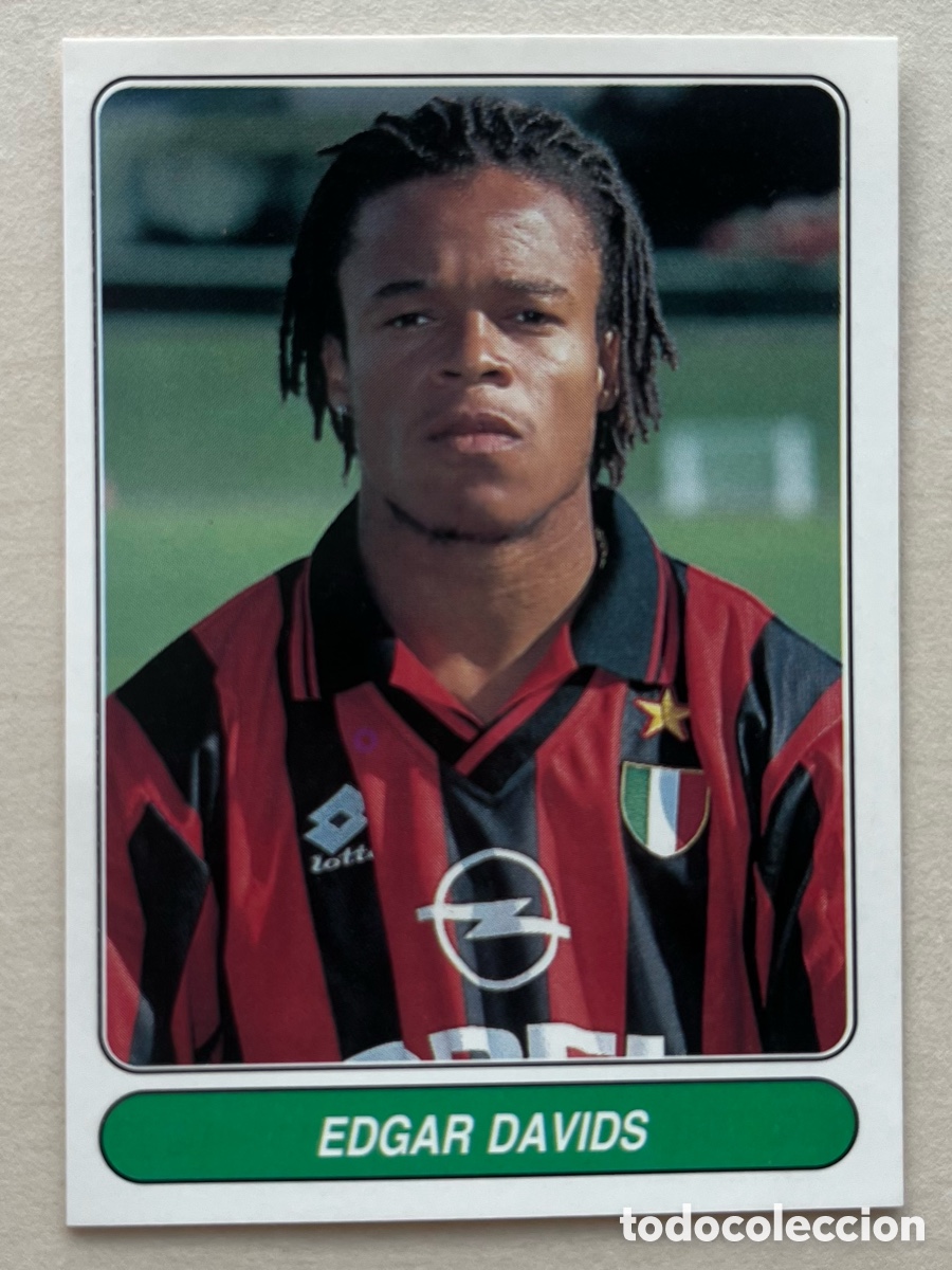 Cromos de f&uacute;tbol: Edgar Davids #56 European Stars 1996-97 - AC Milan