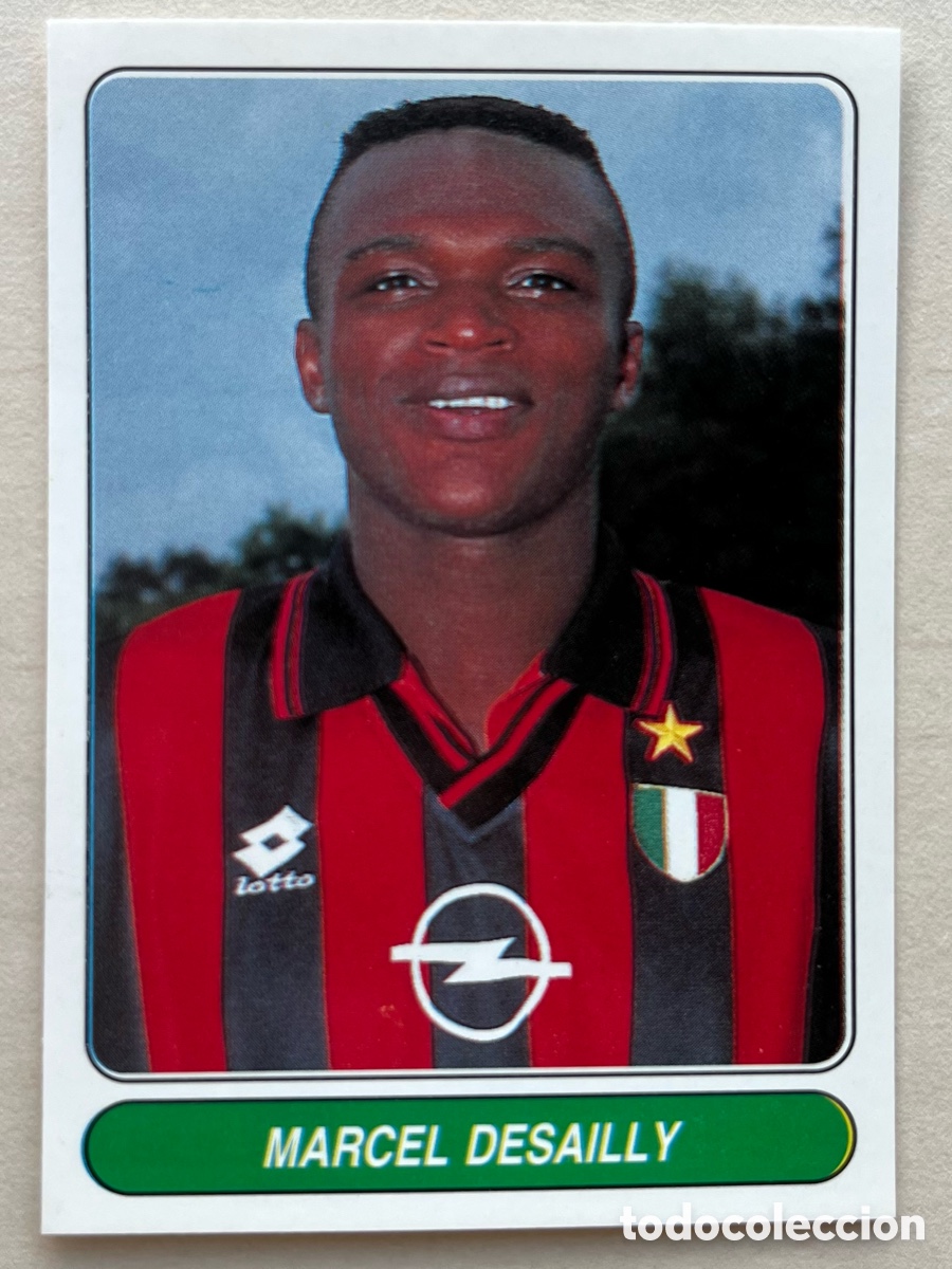 Cromos de f&uacute;tbol: Desailly #58 European Stars 1996-97 - AC Milan