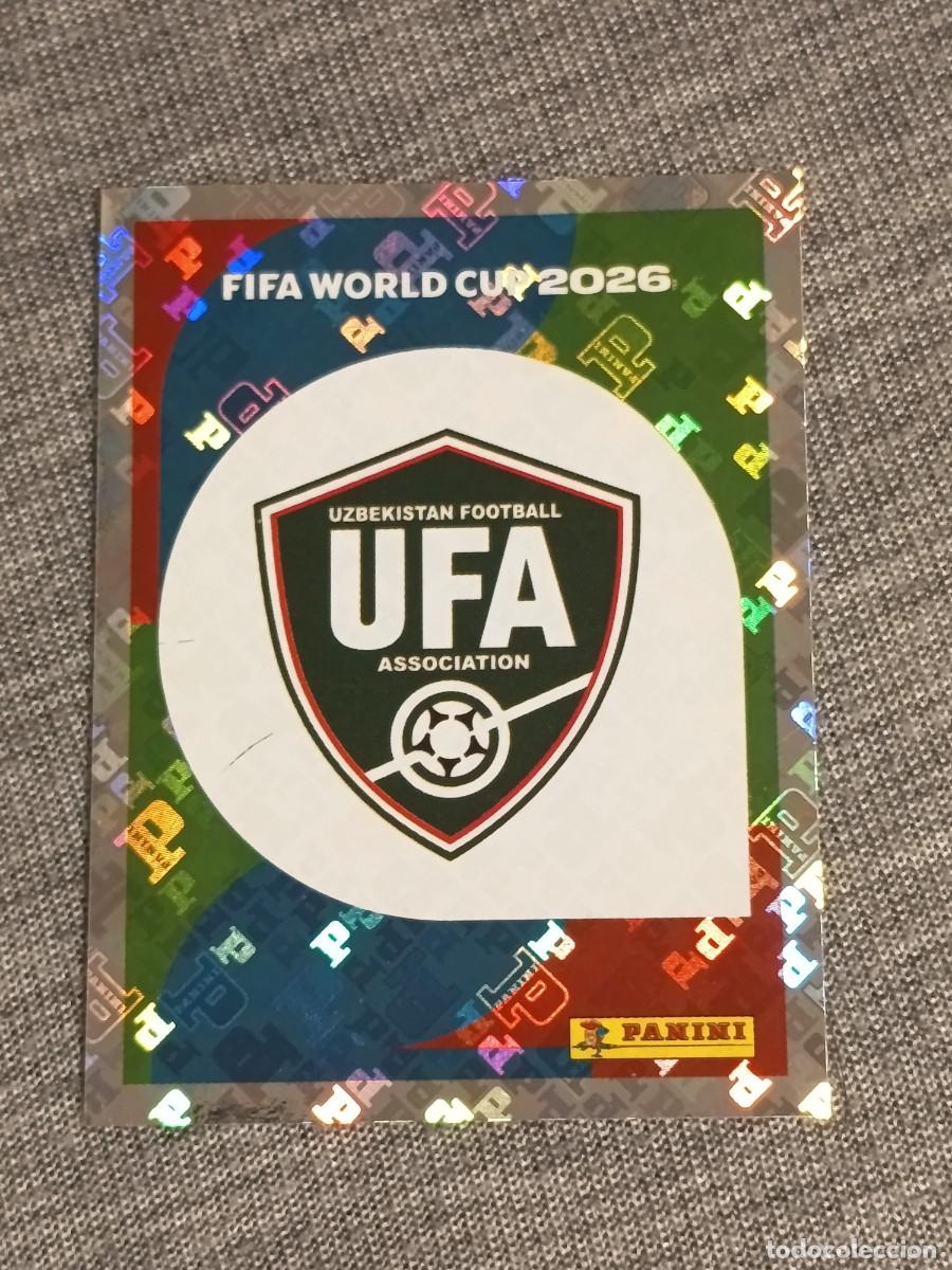 Cromos de f&uacute;tbol: ESCUDO UZBEKISTAN UZB 1 STICKER MUNDIAL 2026 PANINI FIFA WORLD CUP NUEVO
