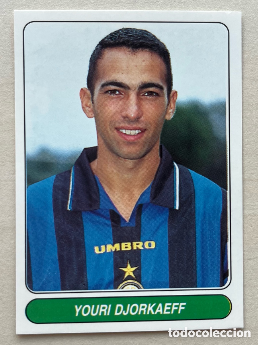 Cromos de f&uacute;tbol: Djorkaeff #62 European Stars 1996-97 - Inter de Milan