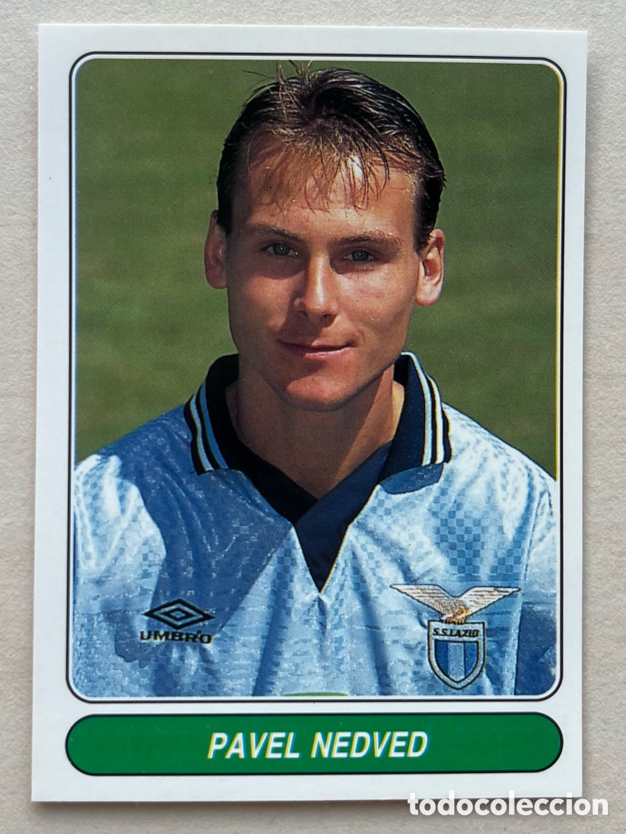 Cromos de f&uacute;tbol: Pavel Nedved #74 European Stars 1996-97 - Lazio