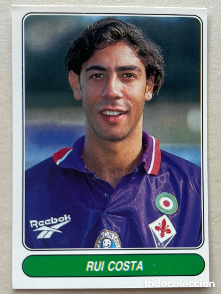 Cromos de f&uacute;tbol: Rui Costa #79 European Stars 1996-97 - AC Fiorentina