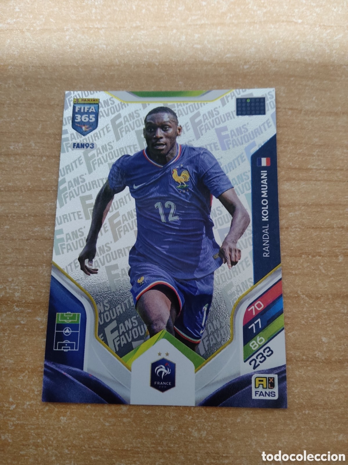 Cromos de f&uacute;tbol: FAN93 RANDAL KOLO MUANI FRANCIA FIFA 365 ADRENALYN 2026