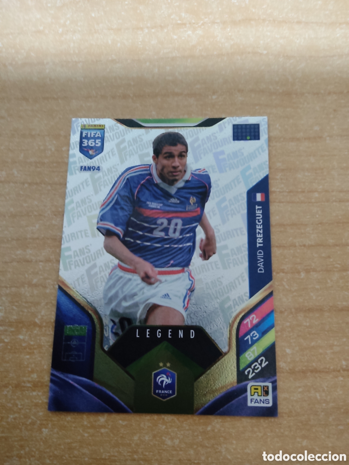 Cromos de f&uacute;tbol: FAN94 DAVID TREZEGUET LEGEND FRANCIA FIFA 365 ADRENALYN 2026