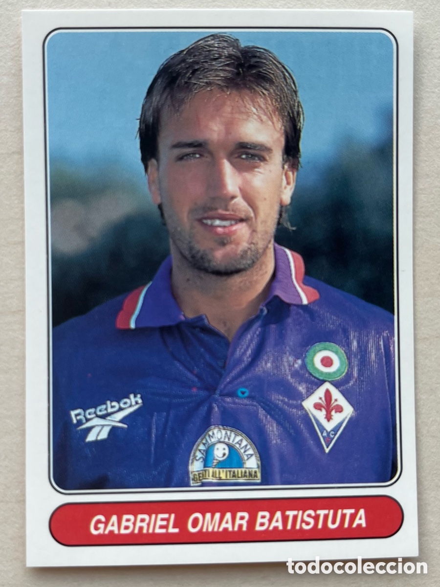 Cartes &agrave; collectionner de Football: Batistuta #92 European Stars 1996-97 - AC Fiorentina