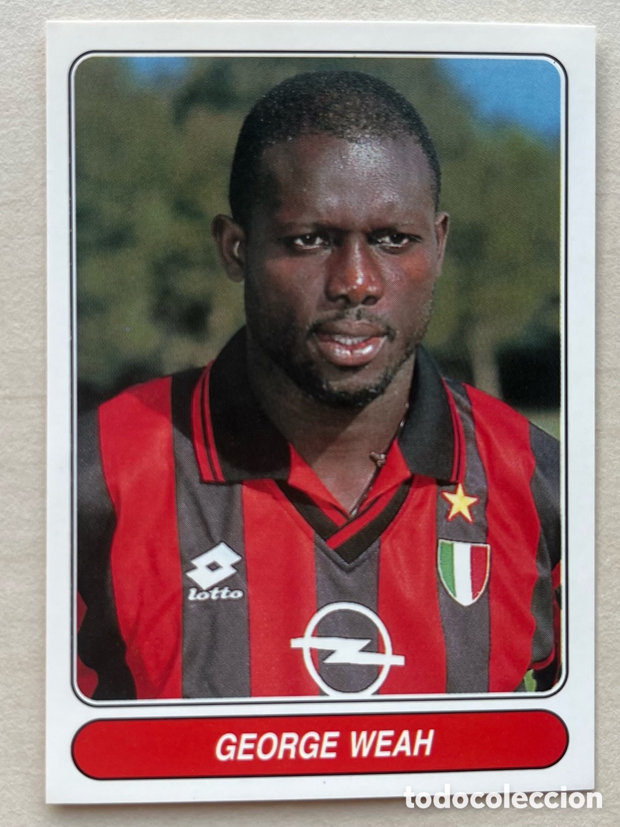 Cartes &agrave; collectionner de Football: George Weah #118 European Stars 1996-97 - AC Milan
