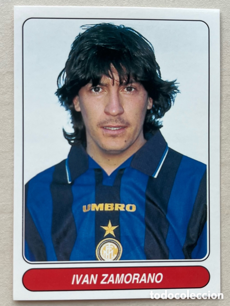 Football Stickers: Ivan Zamorano #119 European Stars 1996-97 - Inter de Milan