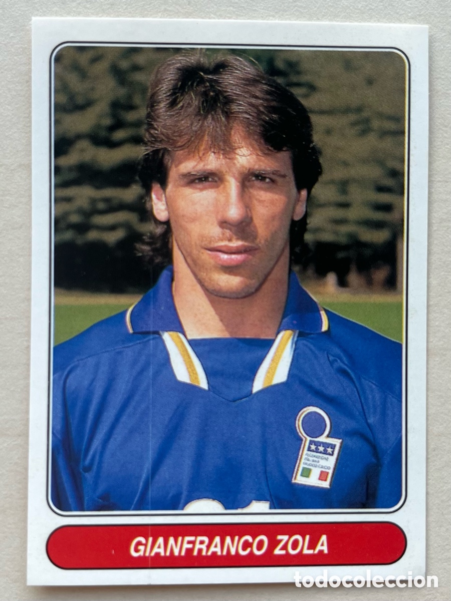 Football Stickers: Zola #120 European Stars 1996-97 - Italia