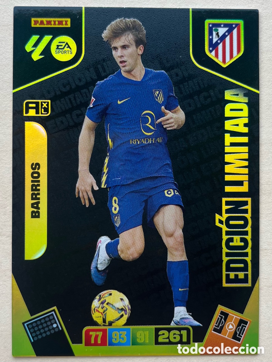 Cromos de f&uacute;tbol: Barrios Edici&oacute;n Limitada Adrenalyn XL 2025-26 - Atl&eacute;tico de Madrid