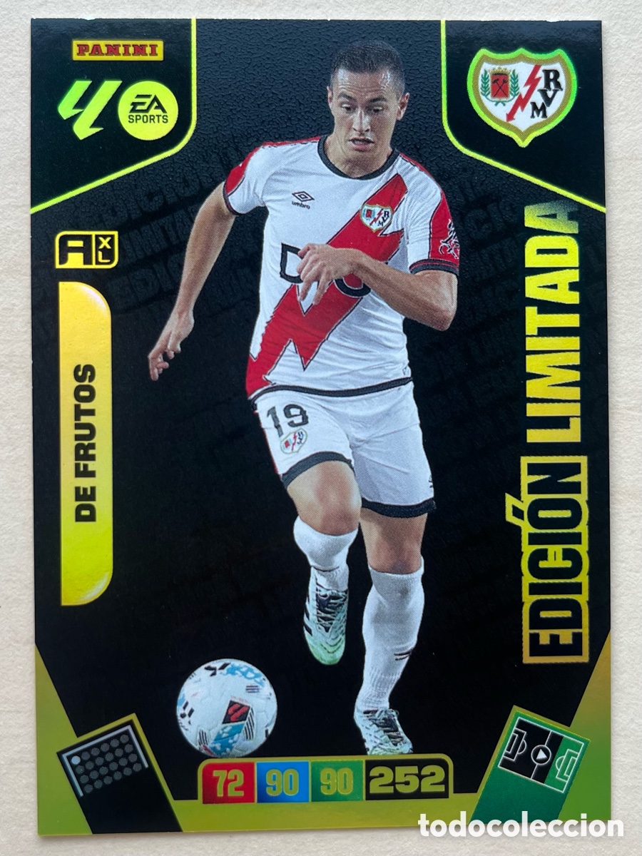 Cartes &agrave; collectionner de Football: De Frutos Edici&oacute;n Limitada Adrenalyn XL 2025-26 - Rayo Vallecano